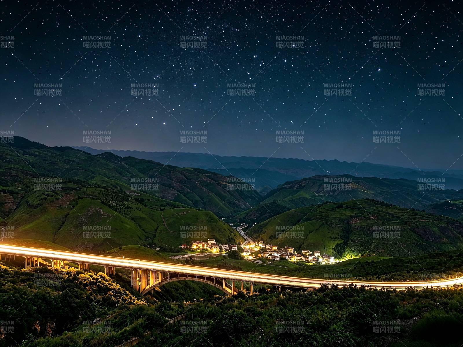 贵州的星空夜景图片