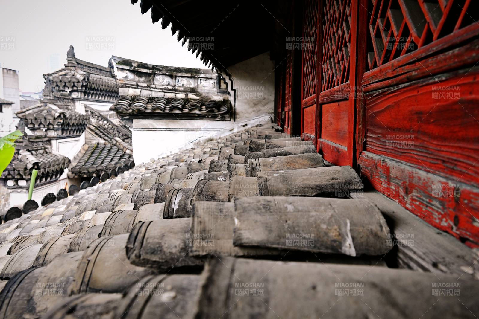 浙江东阳卢宅古建筑一角图片