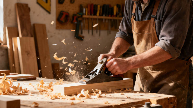 木工刨花 匠心独运图片