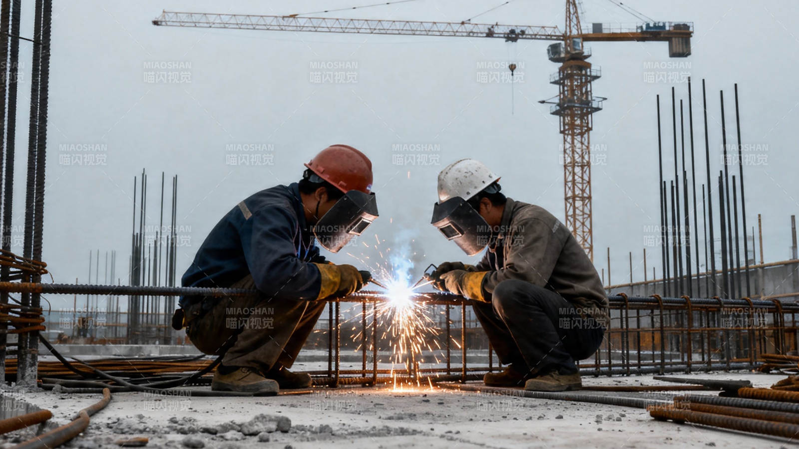 工地焊接作业现场图片