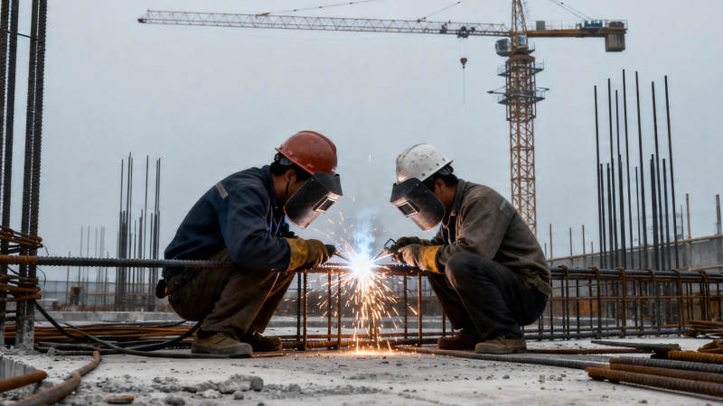 工地焊接作业现场图片