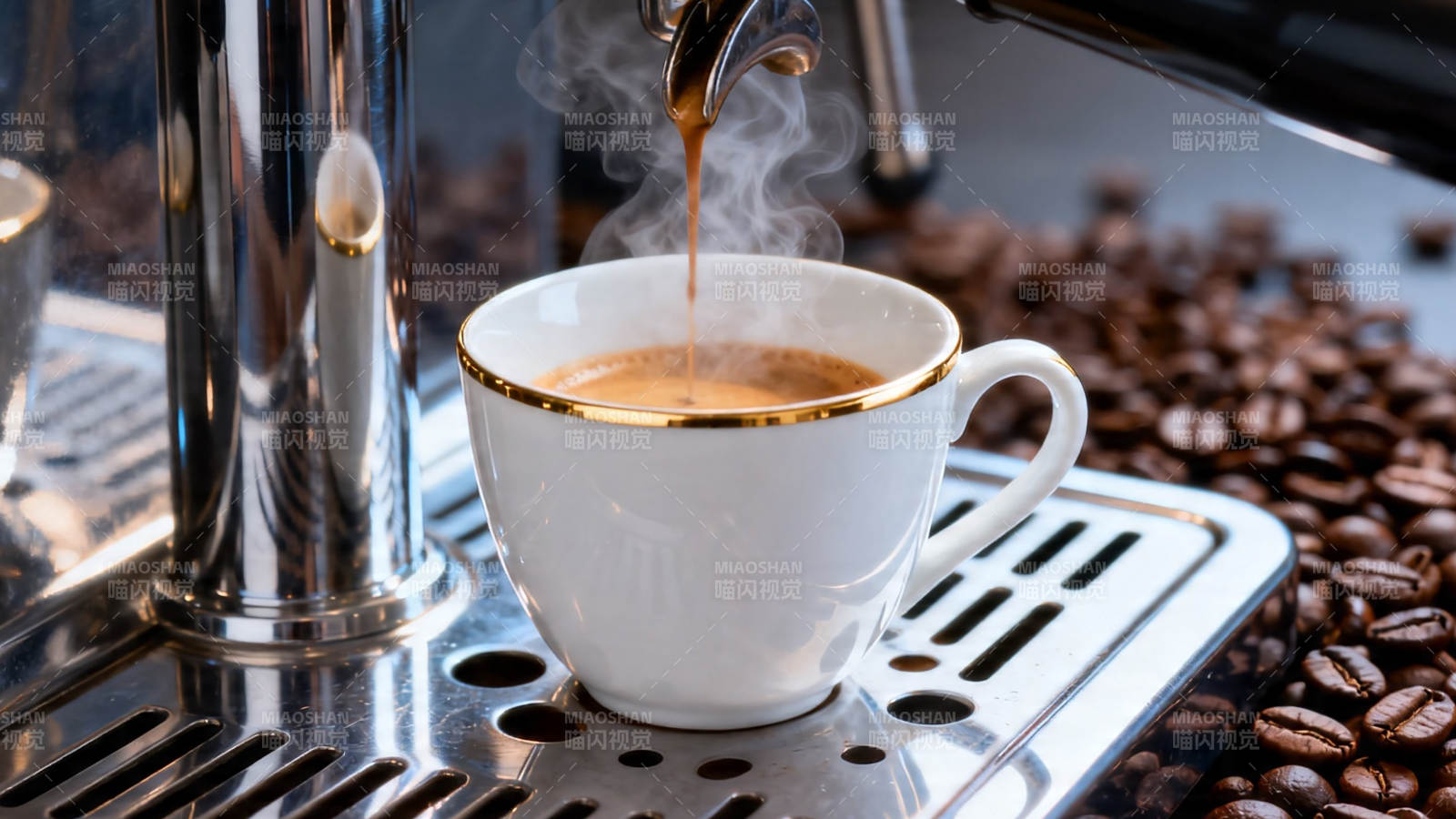 咖啡机萃取香浓 espresso图片