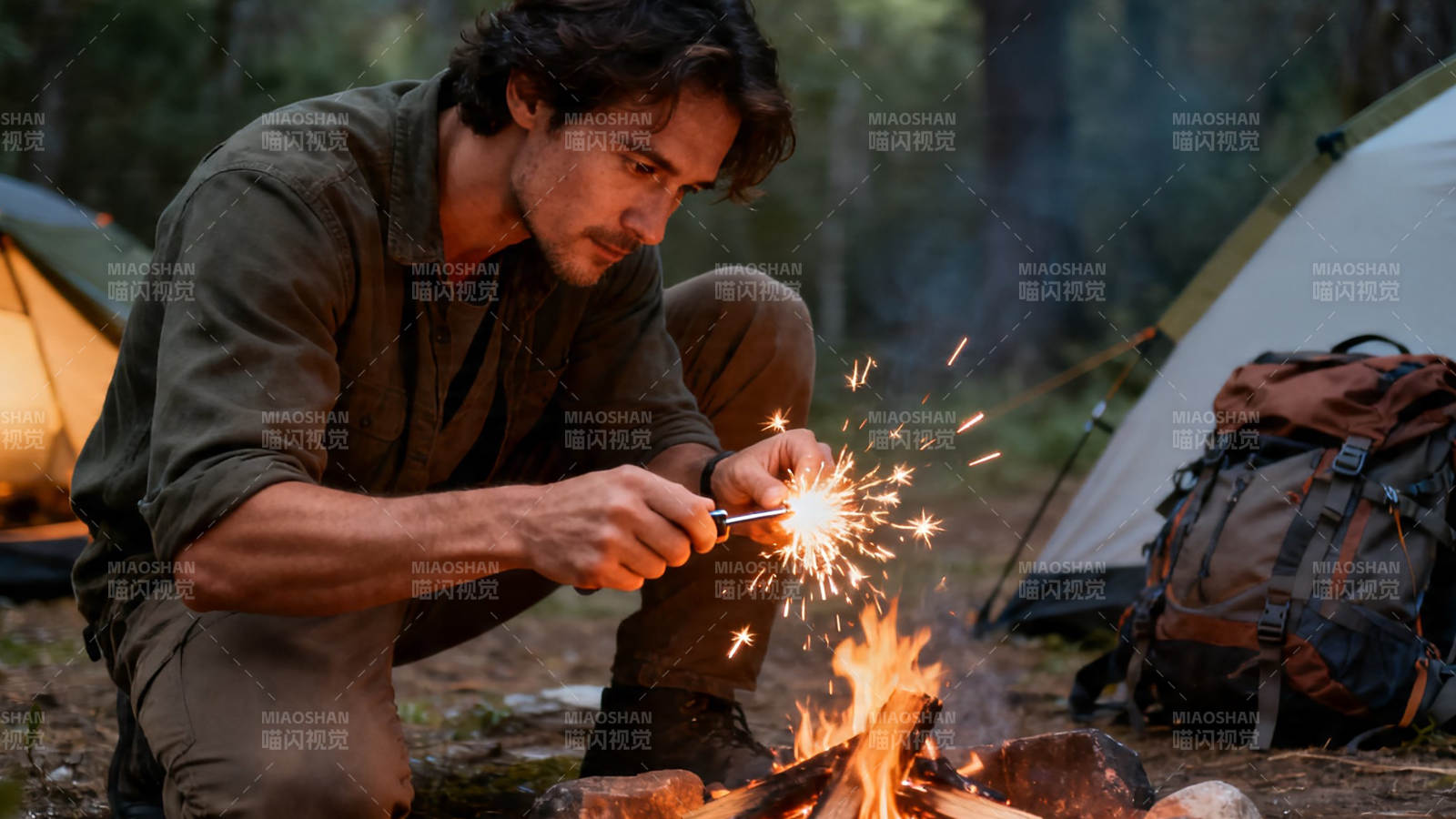 野外生火 露营必备技能图片