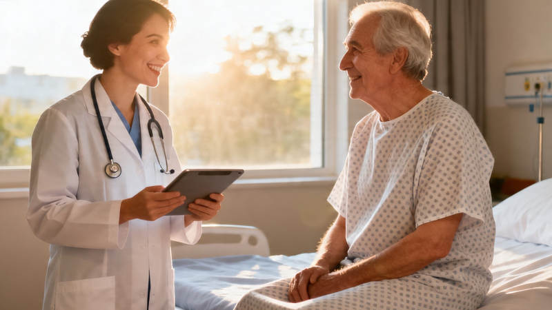 医患温馨交流时刻图片