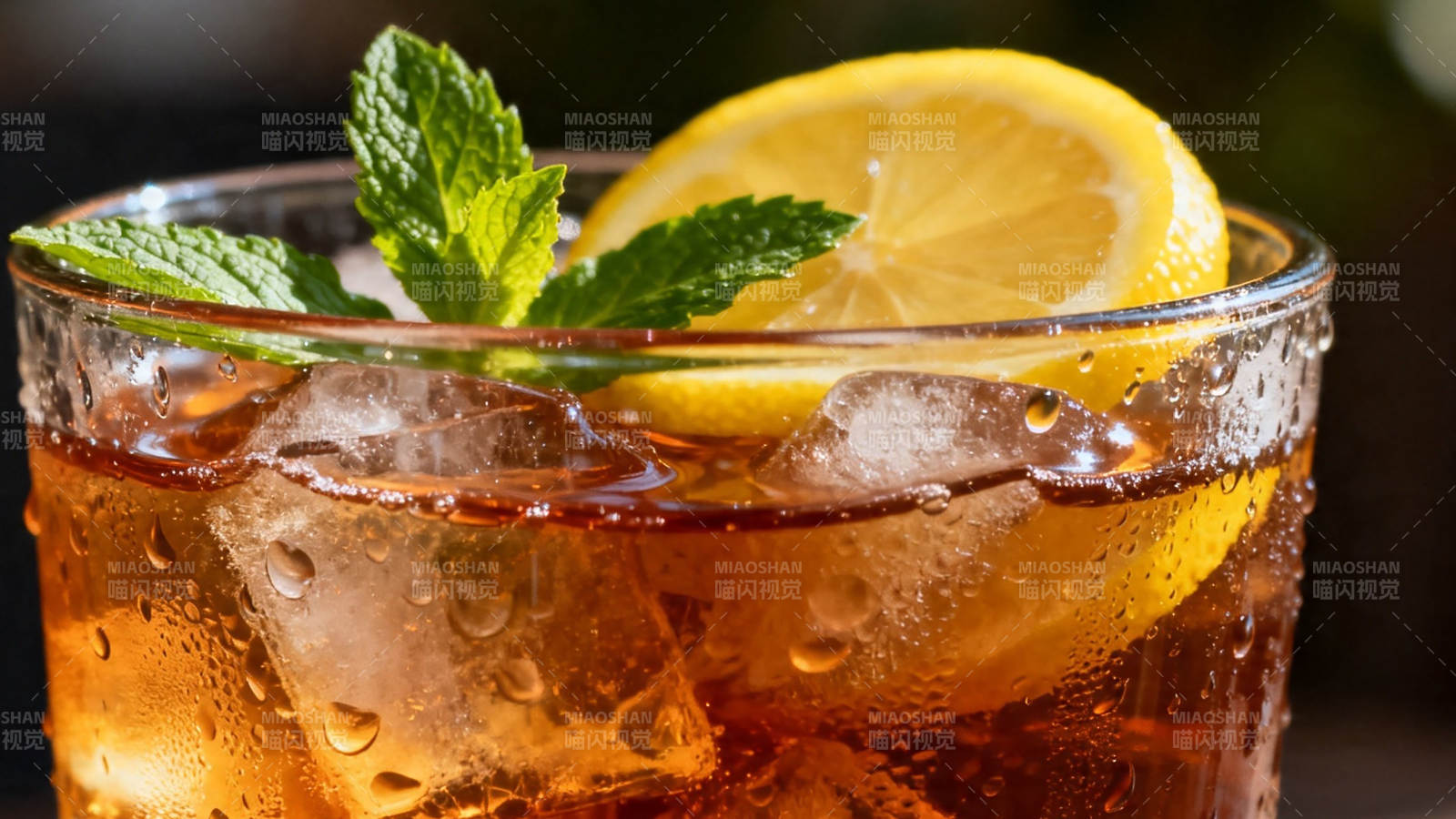 冰柠茶 清凉一夏图片