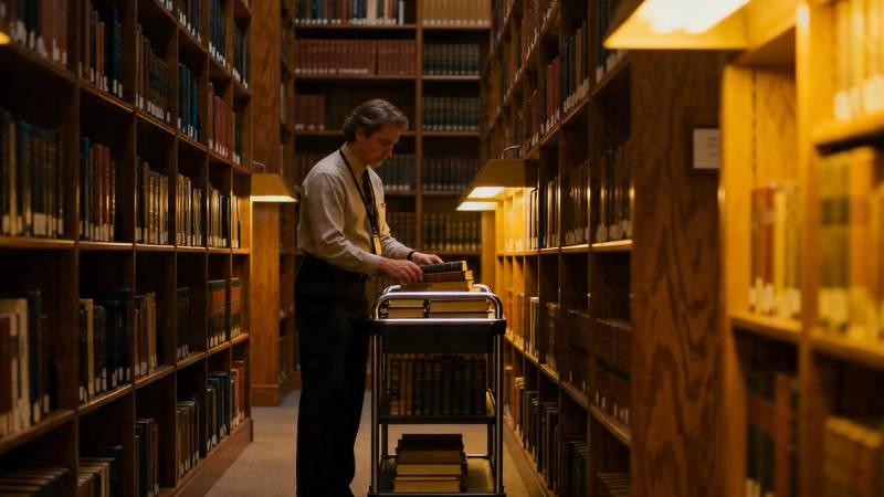 图书馆夜读 书海寻知光图片