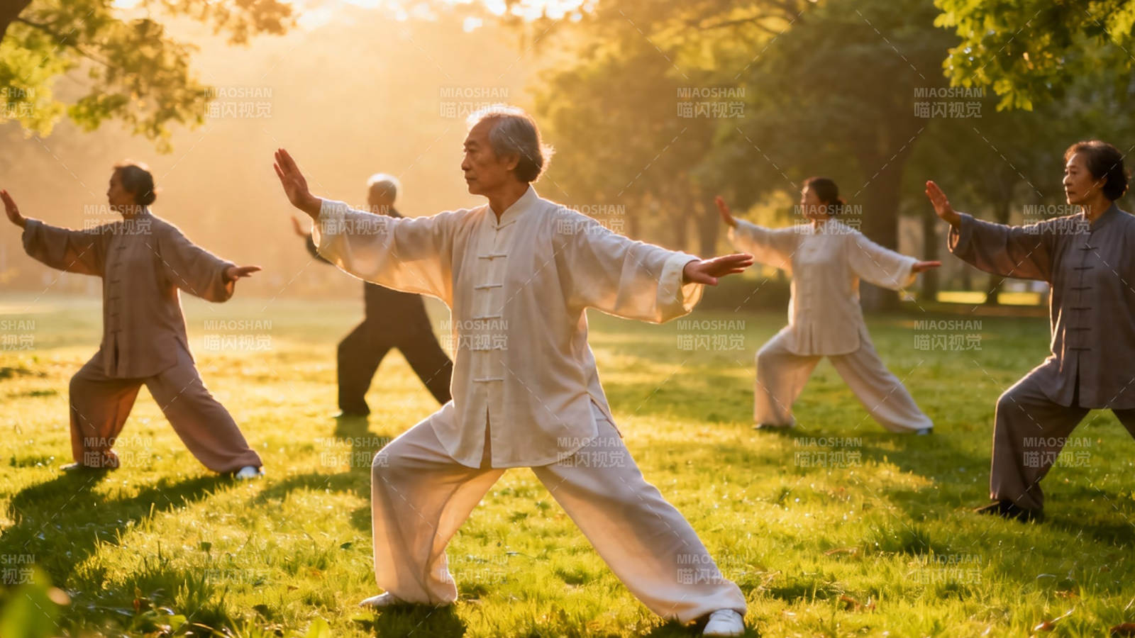 晨练太极 颐养身心图片