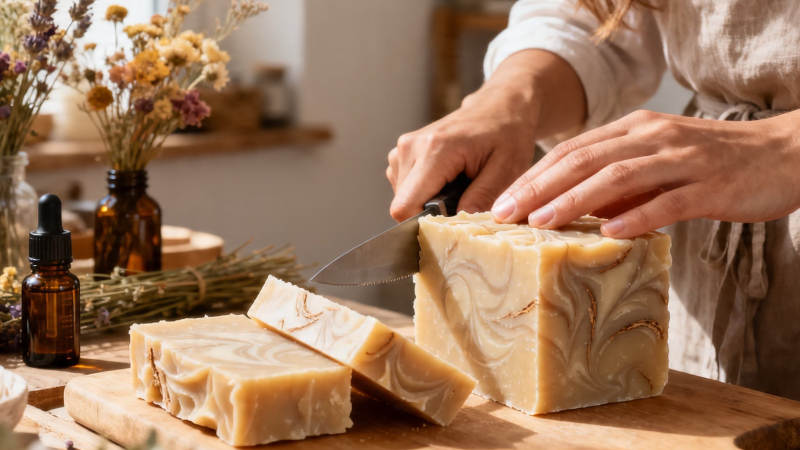 手工切皂 天然匠心图片