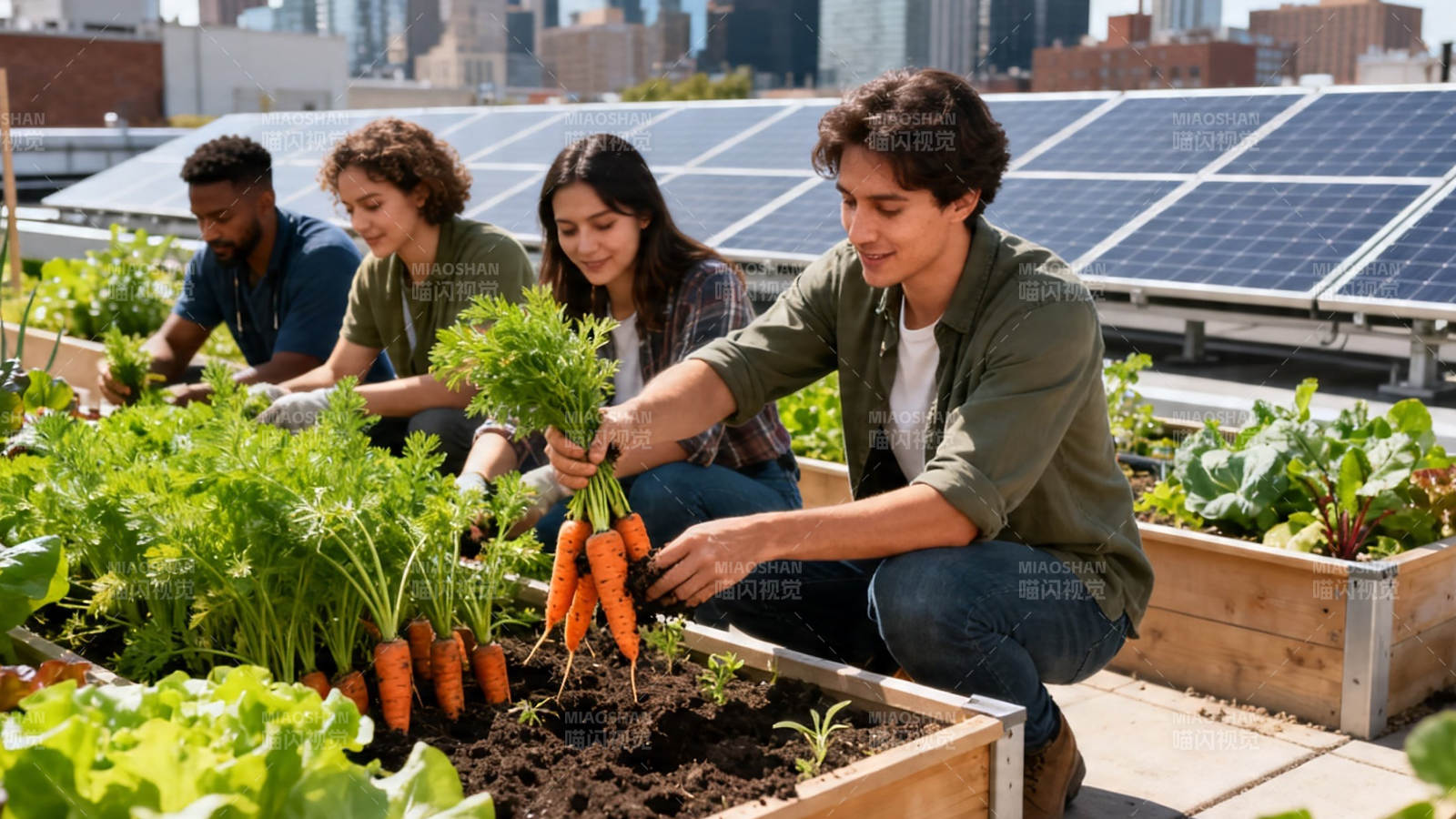 屋顶菜园 青年共耕乐图片