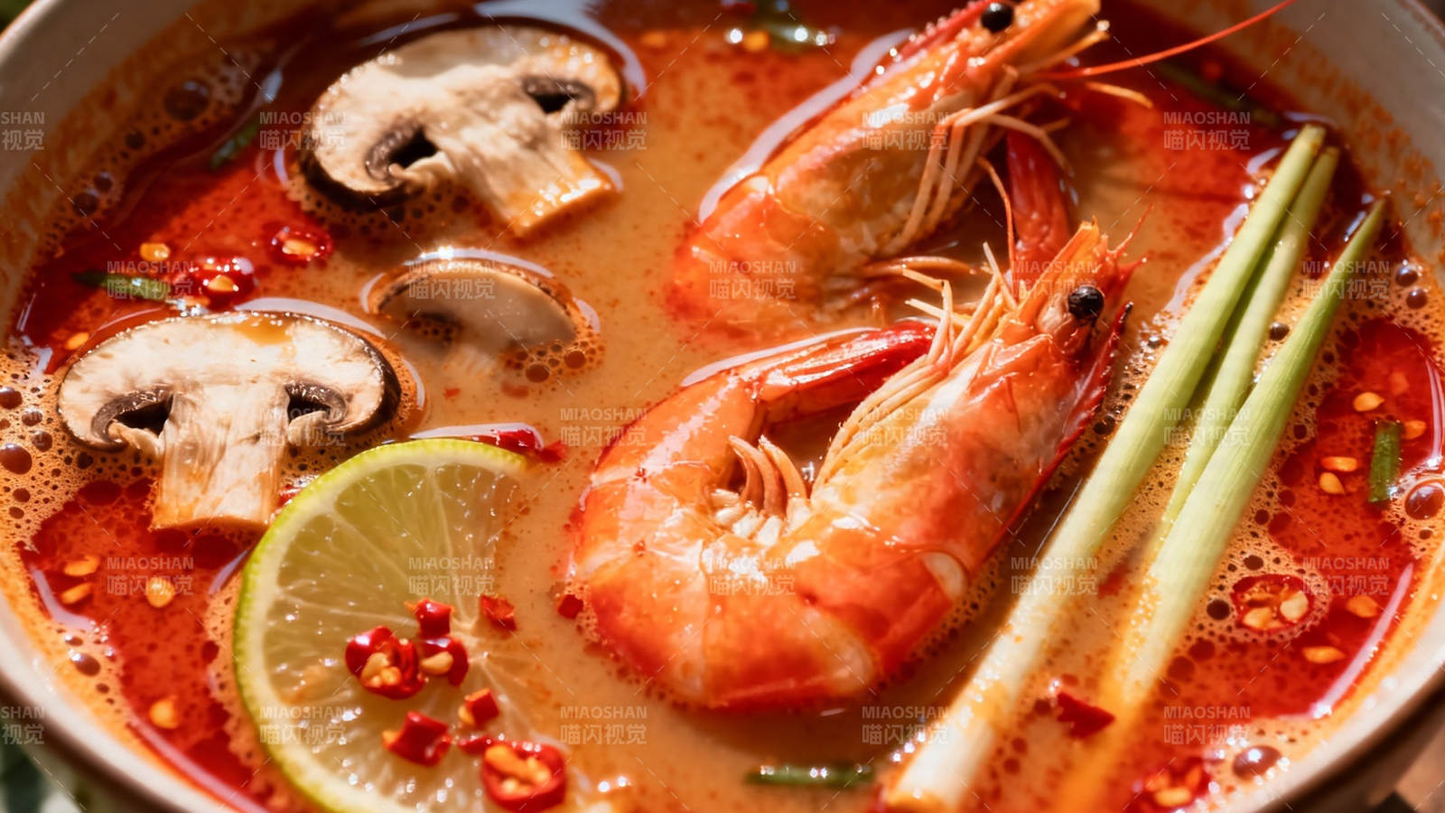 冬阴功汤 鲜虾香茅柠檬味图片
