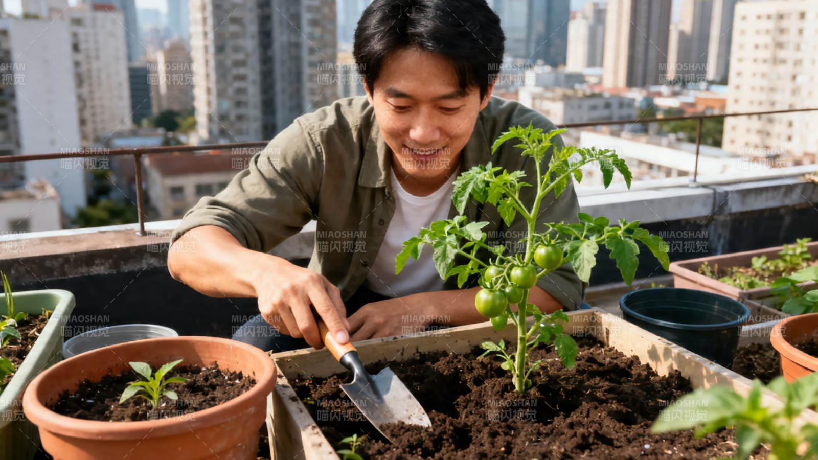 屋顶种菜 乐享田园生活图片