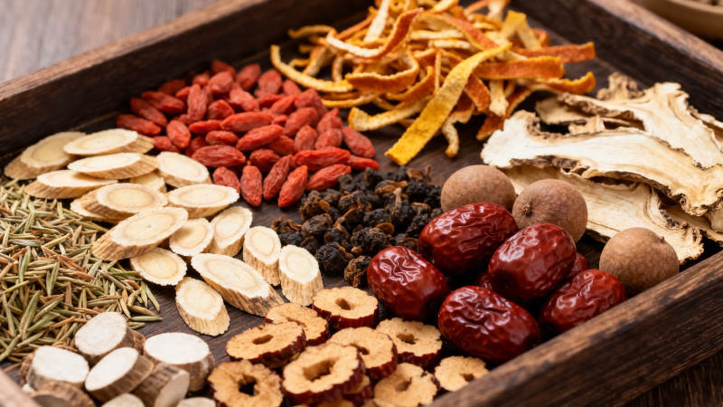中药材拼盘 养生必备原料图片