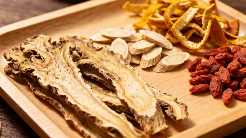 中药材拼盘 当归枸杞陈皮图片