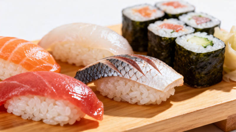 寿司拼盘 鲜美味享不停图片