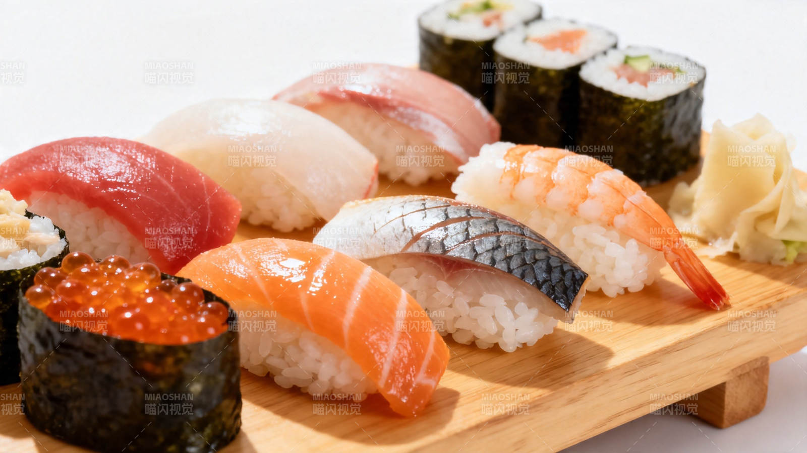 寿司拼盘 鲜味十足图片