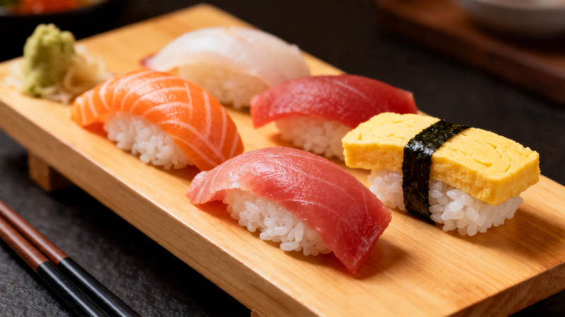 寿司拼盘 五味鲜享图片
