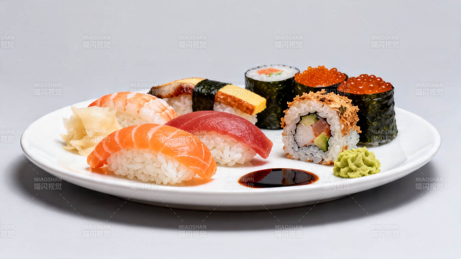 寿司拼盘 美味日式料理图片