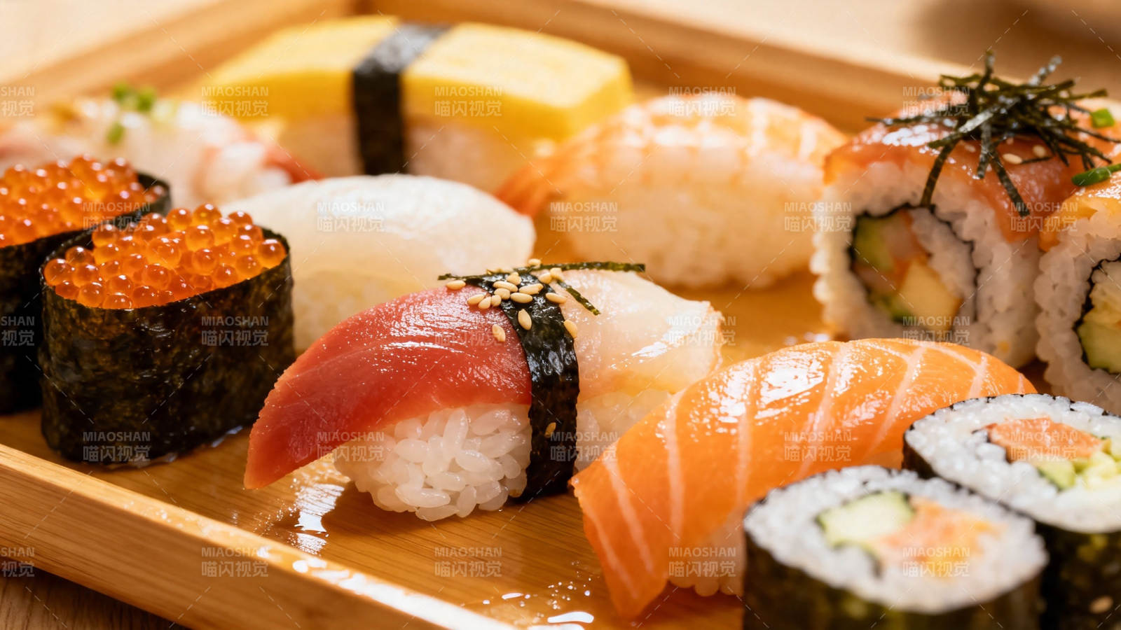 寿司拼盘 美味日式料理图片