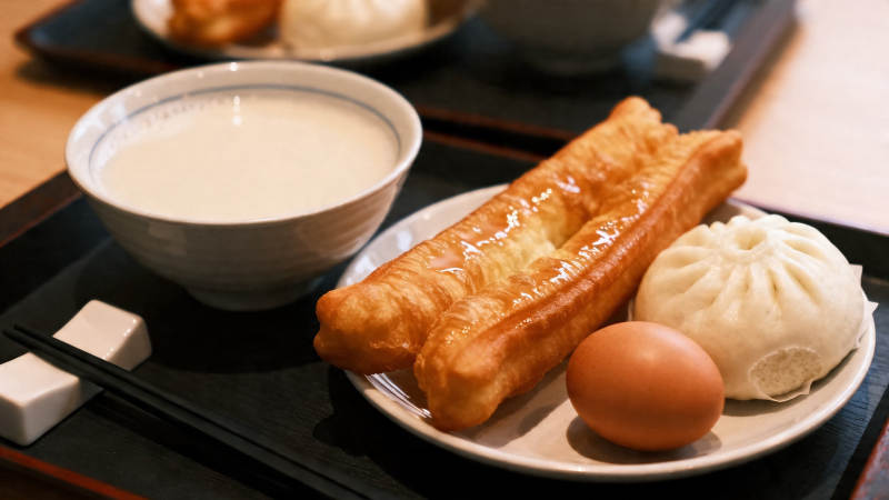 豆浆油条包子蛋 经典早餐图片