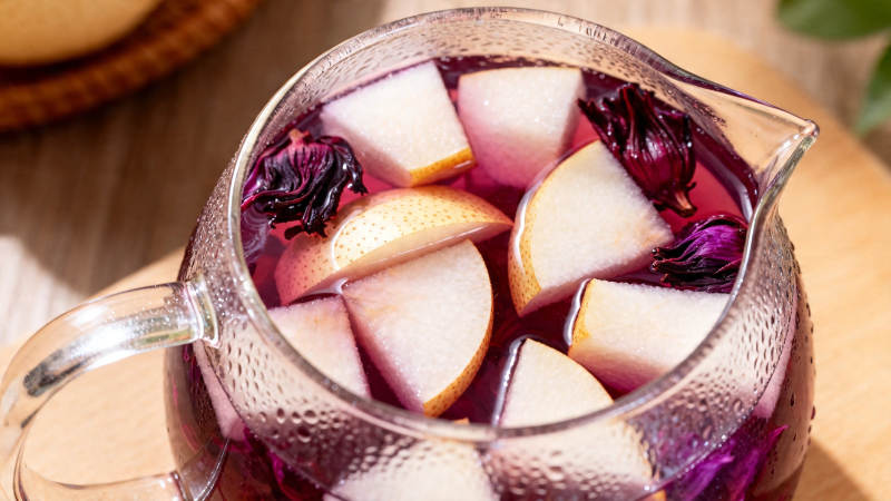 梨片玫瑰茶 清新养颜饮图片