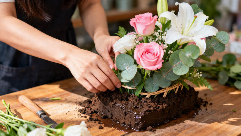 花艺师巧手插花 浪漫满屋图片