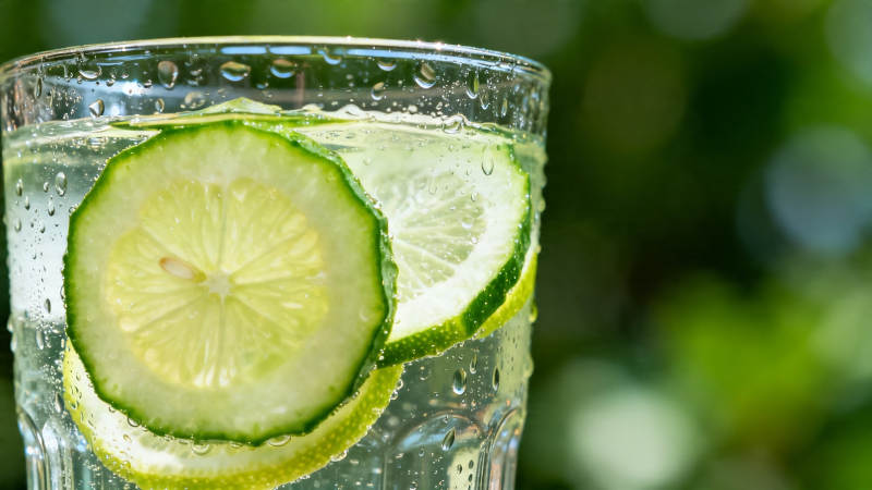 冰爽青柠水 夏日解渴神器图片