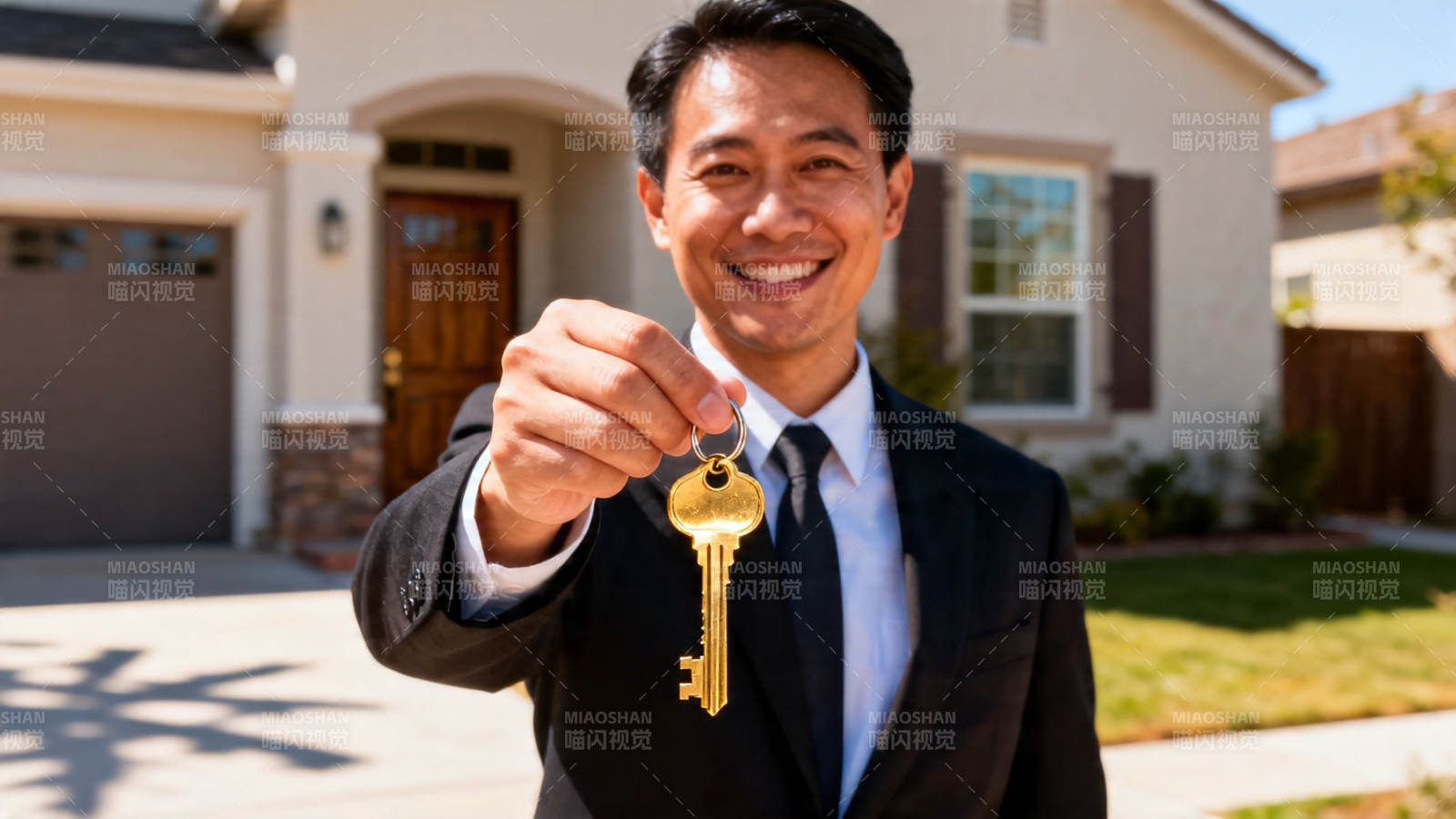 恭喜 新房钥匙交给你图片