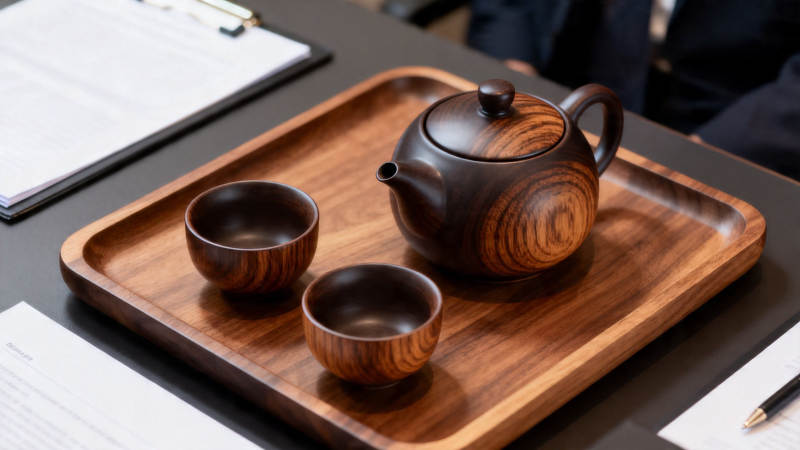 木盘茶器 静雅待客图片