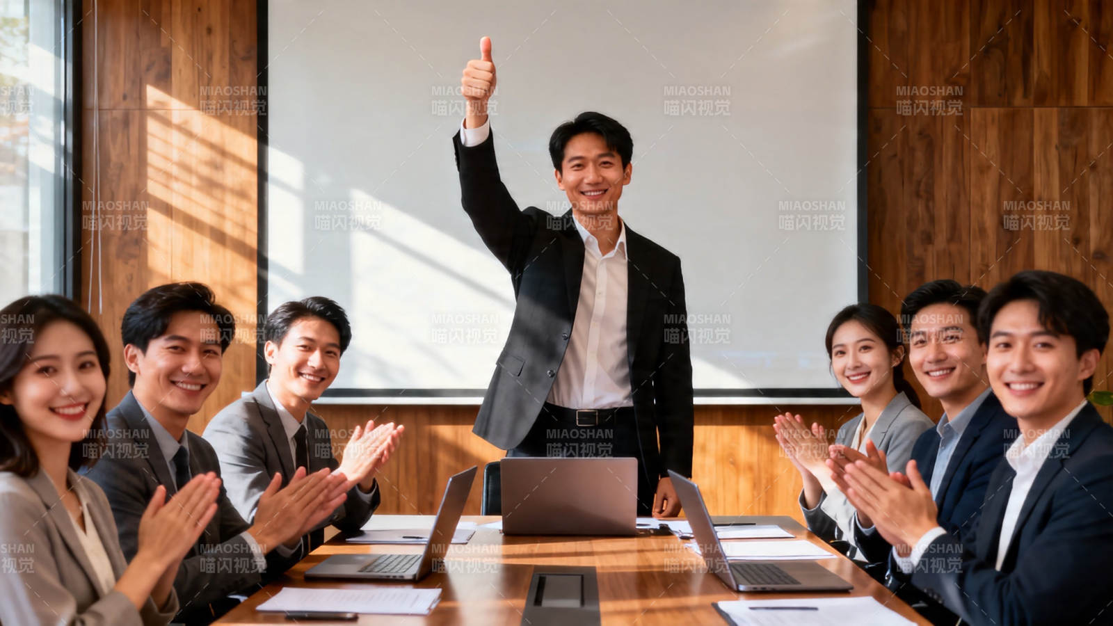 团队鼓掌 领导竖 thumbs up图片