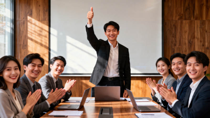 团队鼓掌 领导竖 thumbs up图片