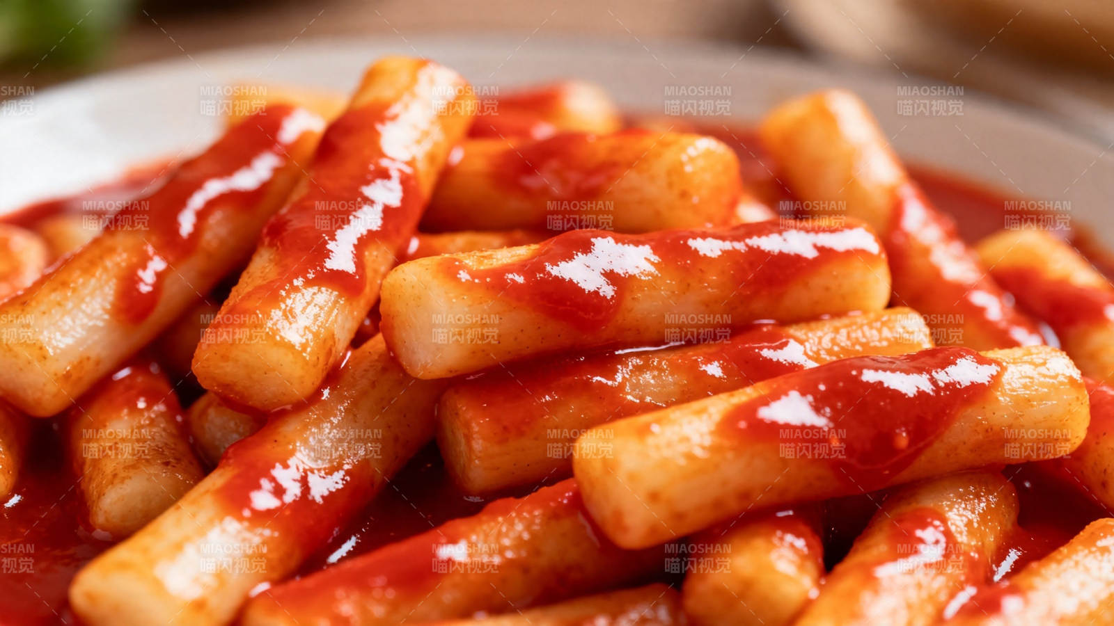 韩式辣炒年糕 红亮诱人图片
