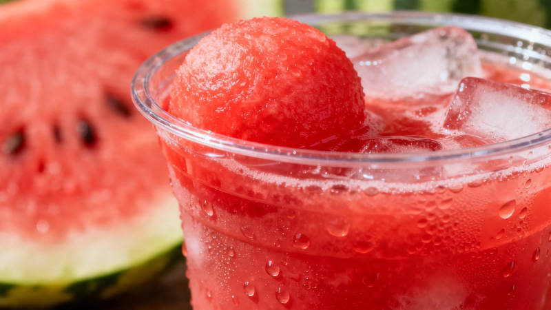 冰镇西瓜球 清凉一夏图片