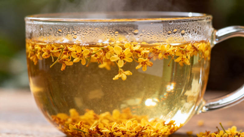 桂花茶 清香怡人暖人心图片