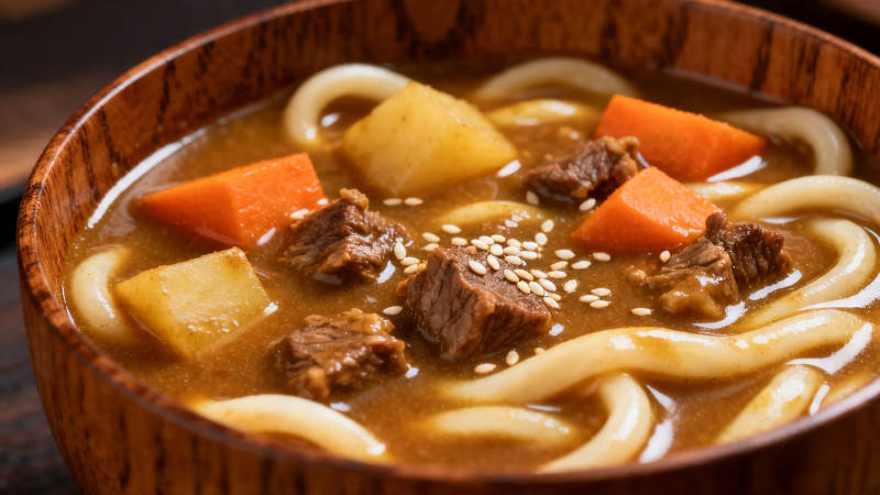 牛肉乌冬面 暖胃又满足图片