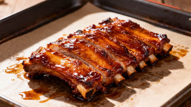 酱香烤肋排 诱人美味图片