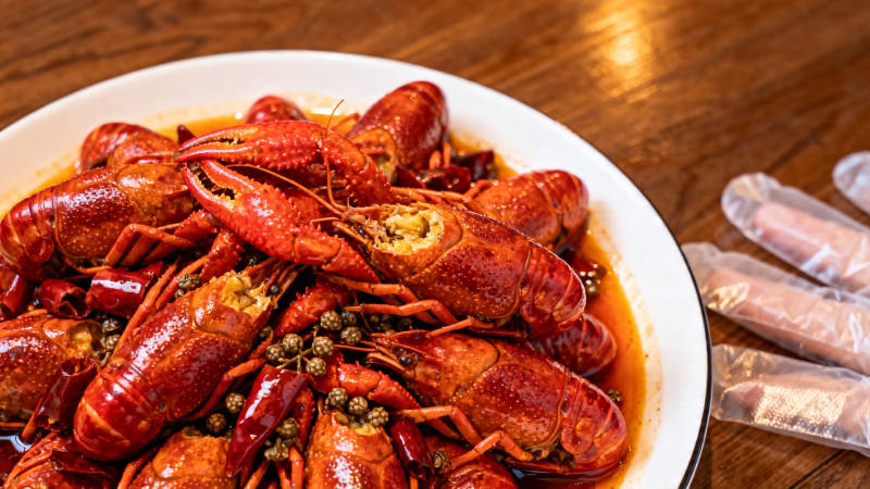 麻辣小龙虾 香辣诱人图片
