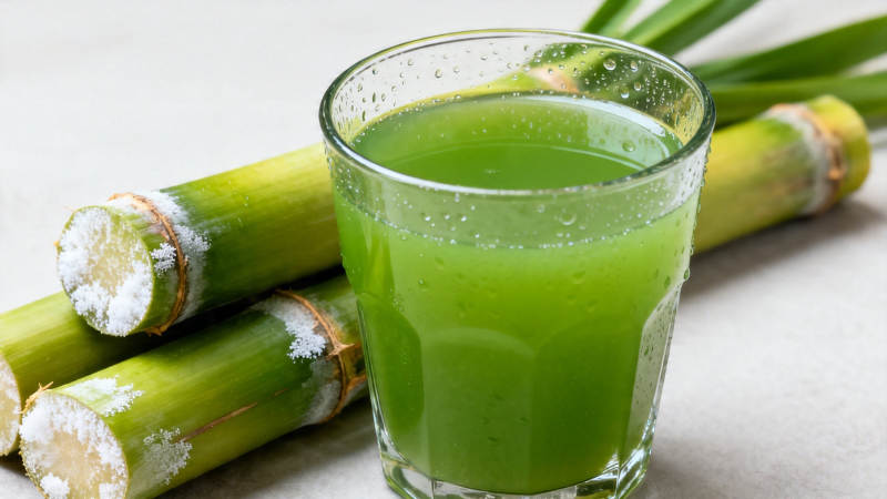 鲜榨甘蔗汁 清甜解渴图片