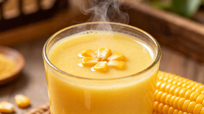 热玉米汁 香浓暖胃图片