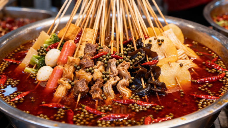 麻辣串串香 热辣过瘾图片