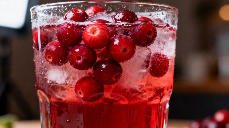 冰镇蔓越莓饮 清爽诱人图片