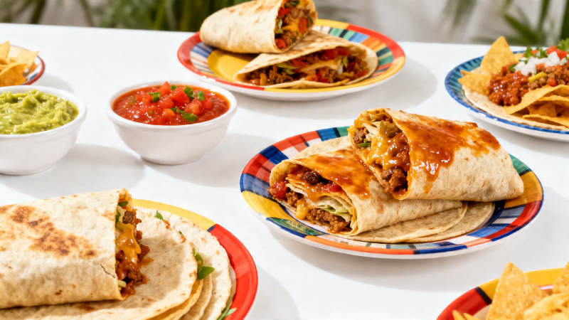 墨西哥卷饼盛宴图片