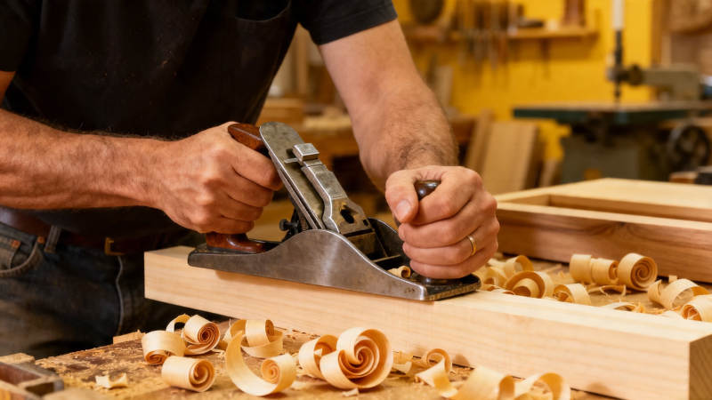 木工刨花 匠心独运图片