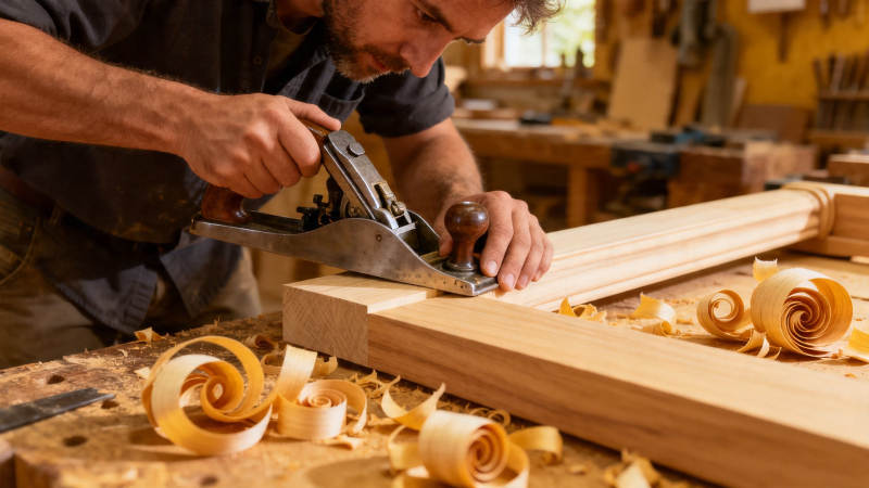木工刨花 匠心独运图片