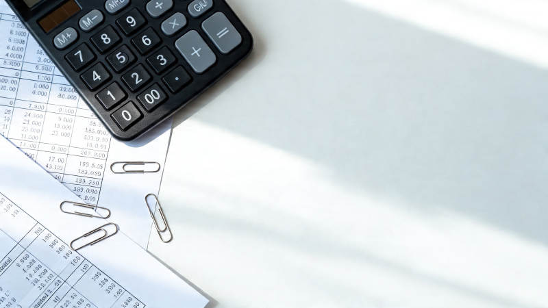 计算器与报表 财务日常图片