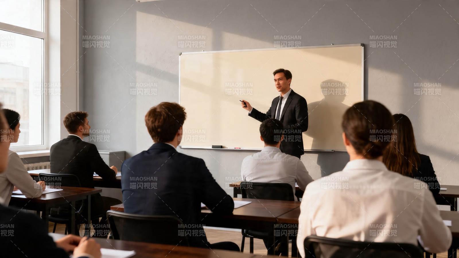 商务培训课堂实拍图片