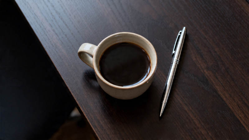 咖啡与笔 静享时光图片