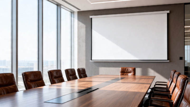 现代会议室全景图片