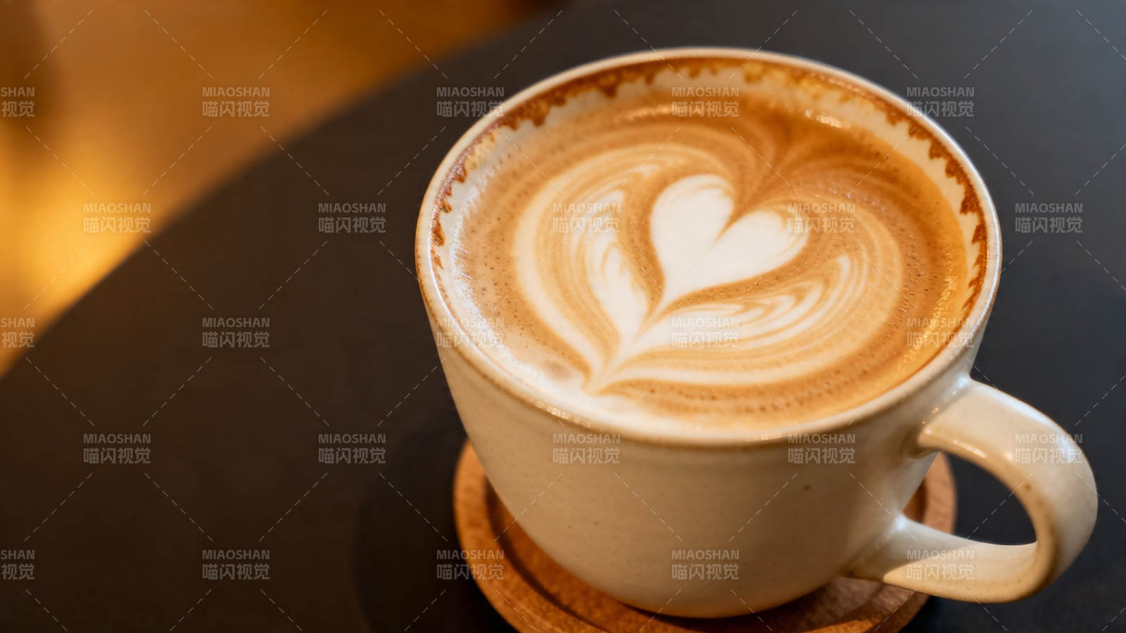 咖啡拉花 心形艺术图片