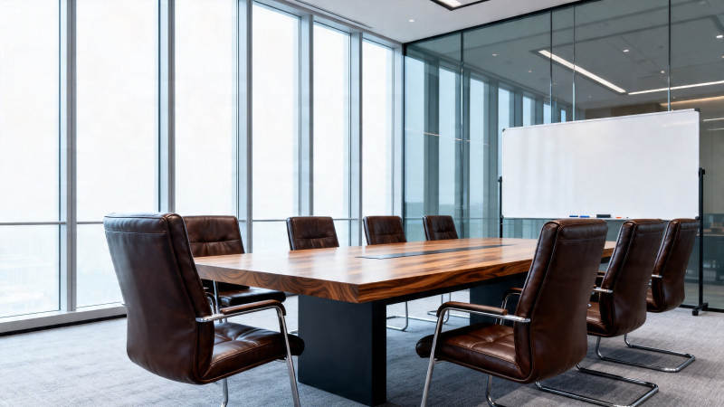 现代会议室全景图图片