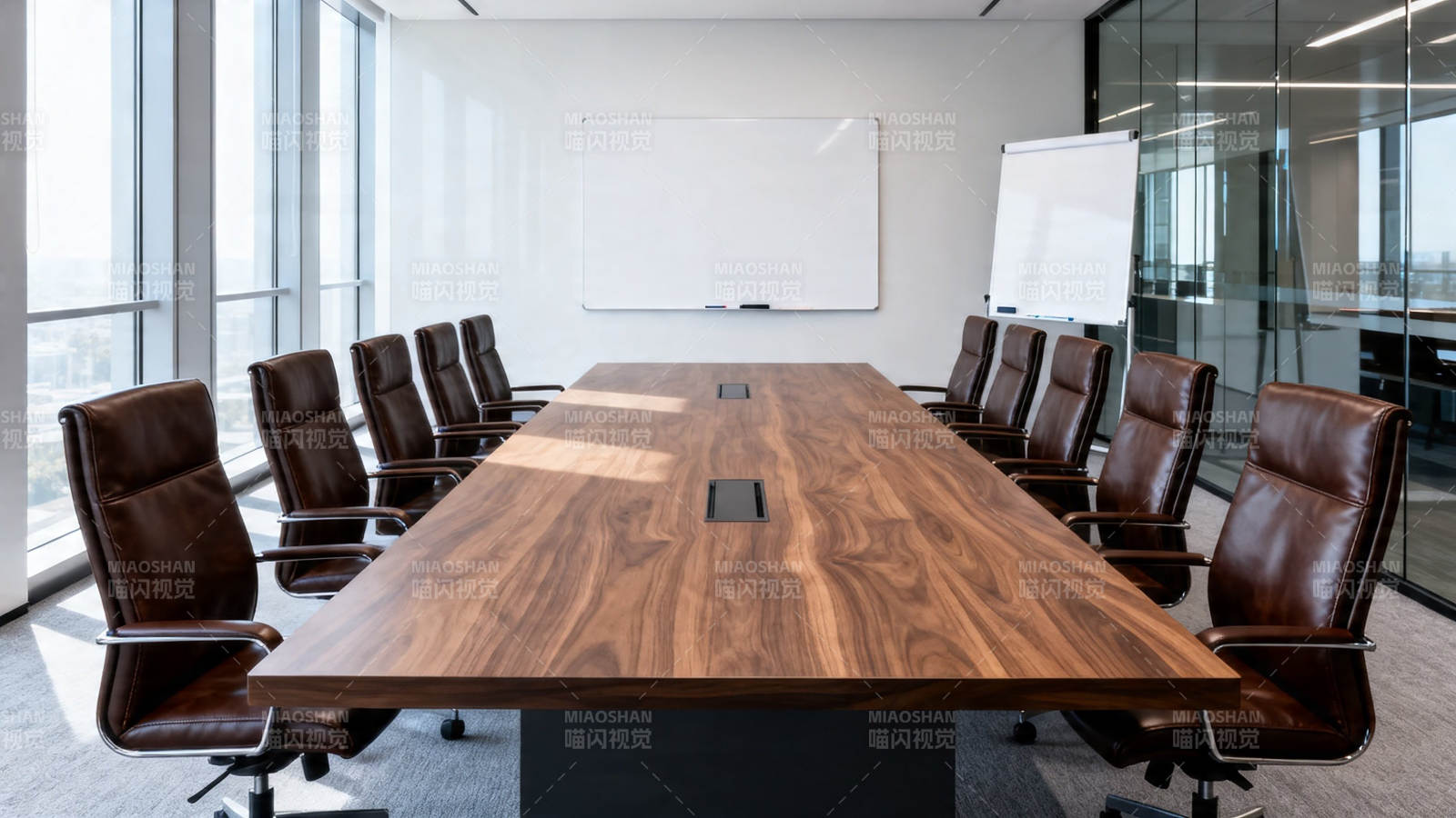 现代会议室全景图图片